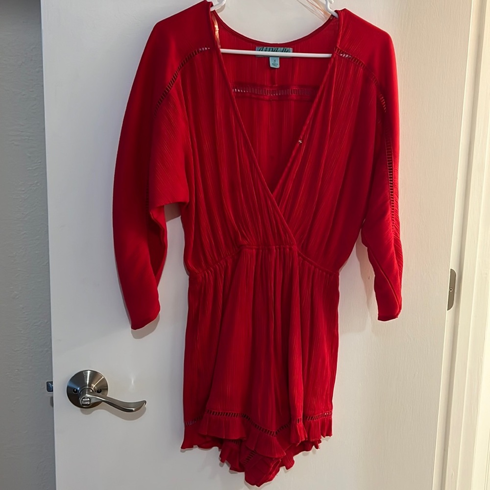 Francesca’s Red Romper